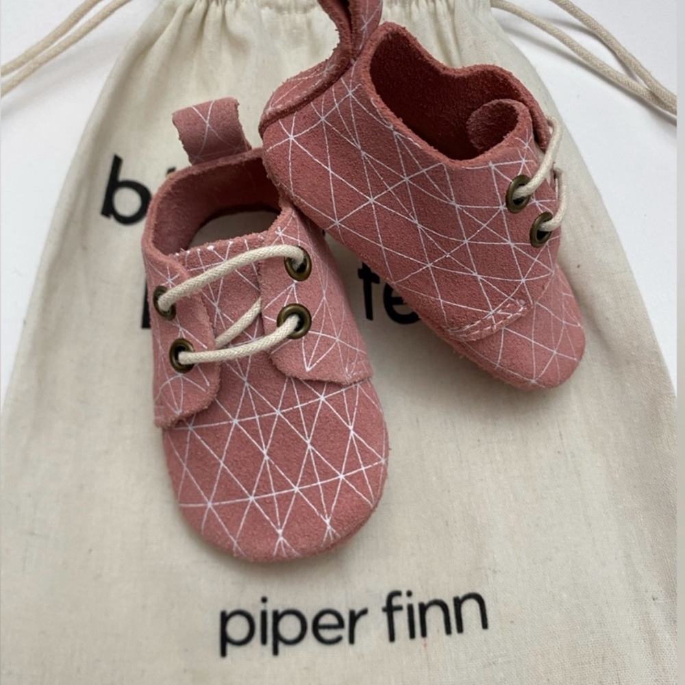 Piper Finn Pink Baby Walker Shoes